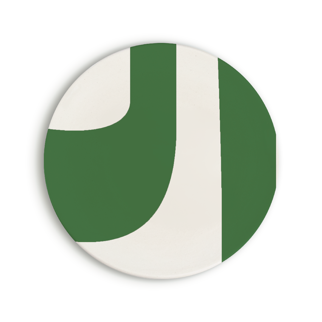 Lots de 3 assiettes (Petite, Moyenne, Grande) | Vert Louz | Jaune Semni | Vert Lkhzi