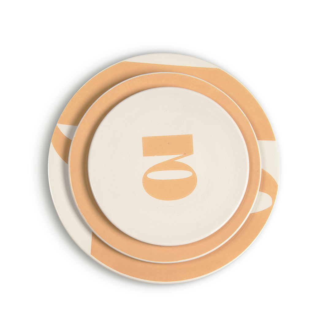 Lots de 3 assiettes (Petite, Moyenne, Grande) | Jaune Semni |