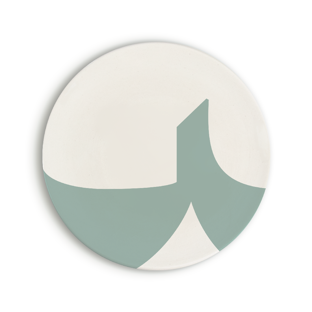 Grande assiette (Ba) | Vert Sboula