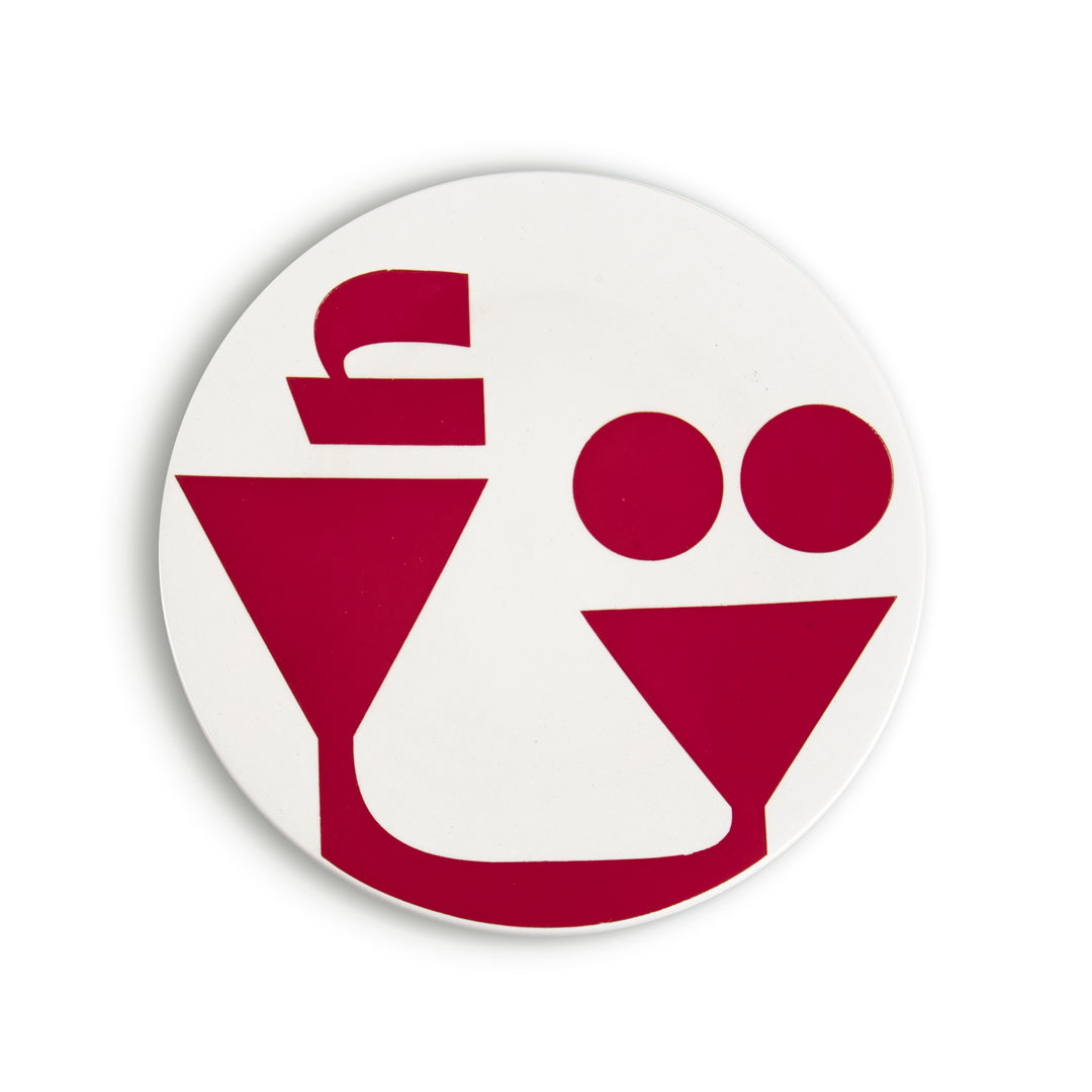 Grande assiette (Ta) | Rouge Dem Lghzall