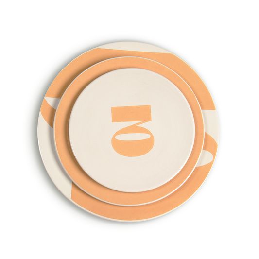 Lots de 3 assiettes (Petite, Moyenne, Grande) | Jaune Semni |