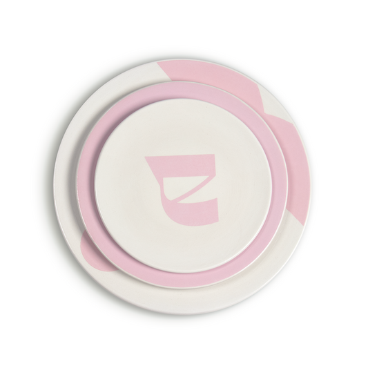 Lots de 3 assiettes (Petite, Moyenne, Grande) | Rose Fanidi |