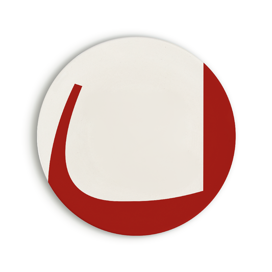 Grande assiette (Lam) | Rouge Dem Lghzall