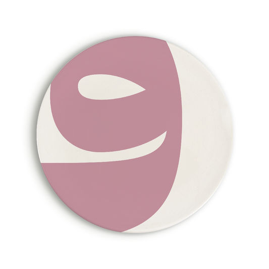 Grande assiette (Qaf) | Rose Fanidi