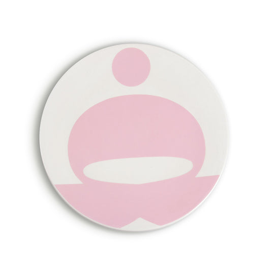 Grande assiette (Fa) | Rose fanidi