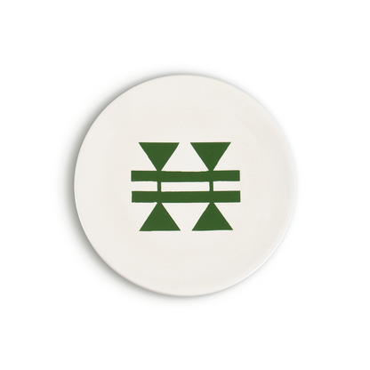 Lots de 3 assiettes (Petite, Moyenne, Grande) | Vert Sboula | Jaune Semni | Vert Louz
